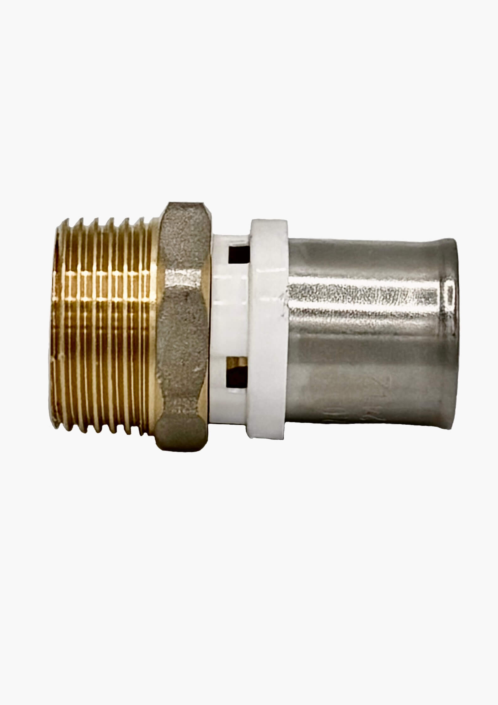 Raccord droit à sertir accouplement fileté mâle